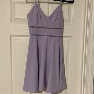 NWOT Francesca’s Lilac Purple Skater Dress - Size Small